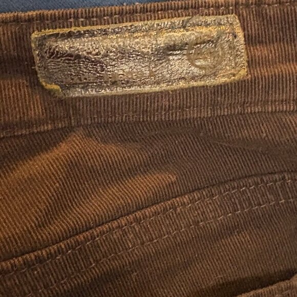 AG Adriano Goldschmied The Legging Super Skinny - Coffee Bean Corduroy Size 29R - Picture 10 of 10